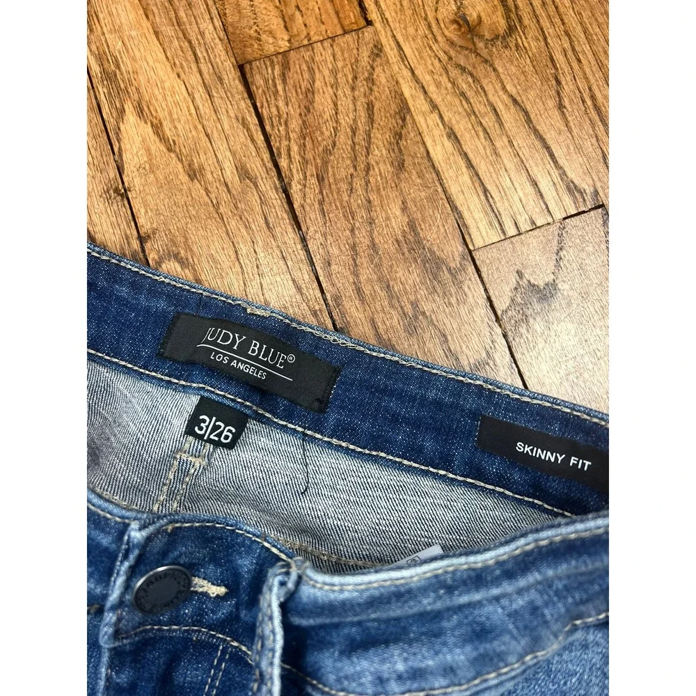 Judy Blue Mid Rise Sz 3|26 Medium Wash‎ Stretch Denim Women's Skinny Jeans